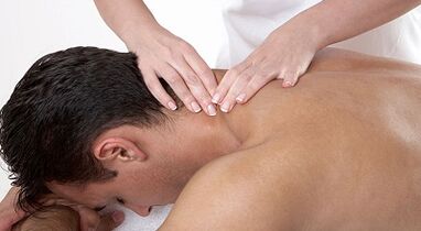nekmassage met osteochondrose