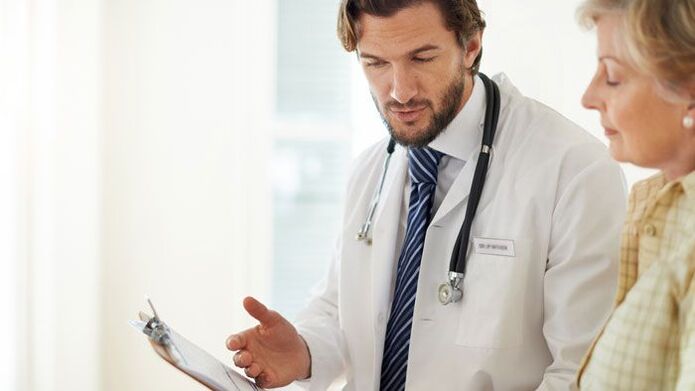 vrouw op doktersafspraak